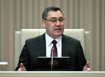 Встреча Президента Кыргызской Республики Садыра Жапарова с руководителями международных наблюдательных миссий