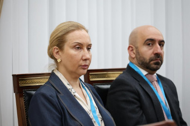 13 марта_Встреча международных наблюдателей от МПА СНГ с Председателем Сената Республики Казахстан Мауленом Ашимбаевым.