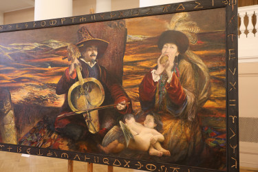 В Таврическом дворце открылась выставка Талгата Досманова