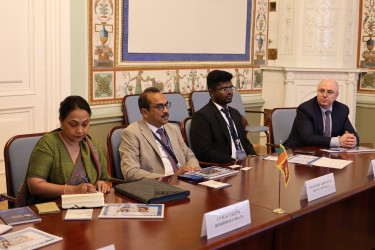 Дмитрий Кобицкий провел встречу с делегацией Шри-Ланки