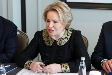 Встреча Валентины Матвиенко и Сагибы Гафаровой. 16 апреля 2026 