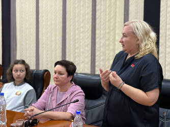 Белорусские школьники встретились с правнуками героя Великой Отечественной войны