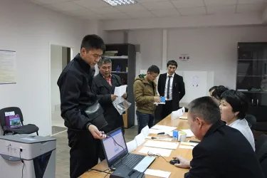 Избирательный участок в Санкт-Петербурге