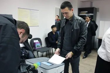 Избирательный участок в Санкт-Петербурге