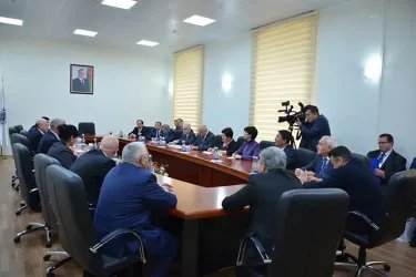 Встреча с представителями партии «Ени Азербайджан»