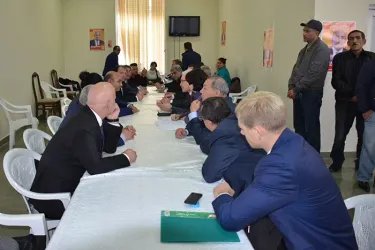 Встреча с представителями партии «Умид»