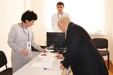 Наблюдатели от МПА СНГ посетили избирательный участок № 91