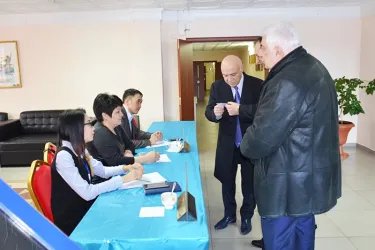 Наблюдатели от МПА СНГ посетили избирательный участок № 91