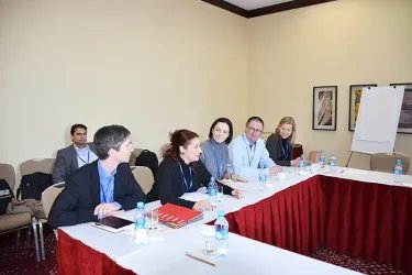 Встреча наблюдателей от МПА СНГ с Мариеттой Тидей главой Миссии международных наблюдателей от ПА ОБСЕ