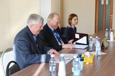 Встреча наблюдателей от МПА СНГ с Борисом Фрлецем главой Миссии международных наблюдателей от БДИПЧ ОБСЕ