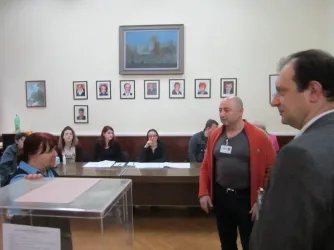 Группа наблюдателей от МПА СНГ на досрочных выборах в Сербии 24.04.16