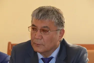 Встреча наблюдатели от МПА СНГ с Председателем Конституционного суда Республики Таджикистан Махкамом Махмудзодой