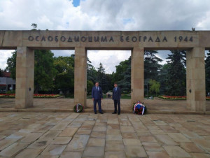 IPA CIS International Observers Laid Wreath to Memorial of Liberators of Belgrade