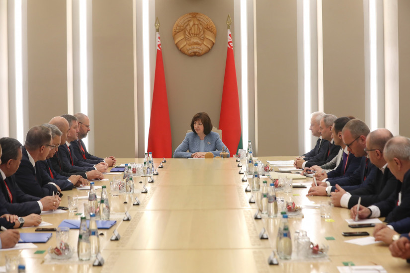 Парламентарии — наблюдатели от МПА СНГ  встретились с руководством Национального собрания Республики Беларусь