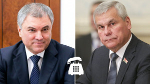 Вячеслав Володин и Владимир Андрейченко обсудили сотрудничество в рамках парламентского измерения