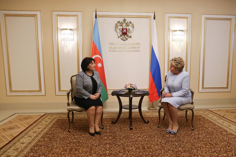 Valentina Matvienko and Sahiba Gafarova Discussed Inter-Parliamentary Cooperation
