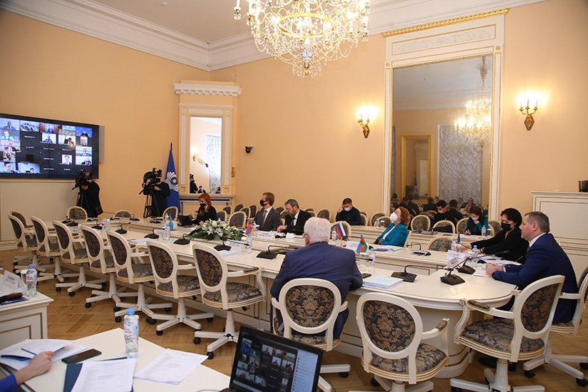 В Таврическом дворце обсудили законодательные меры противодействия COVID-19 и другие вопросы социальной политики