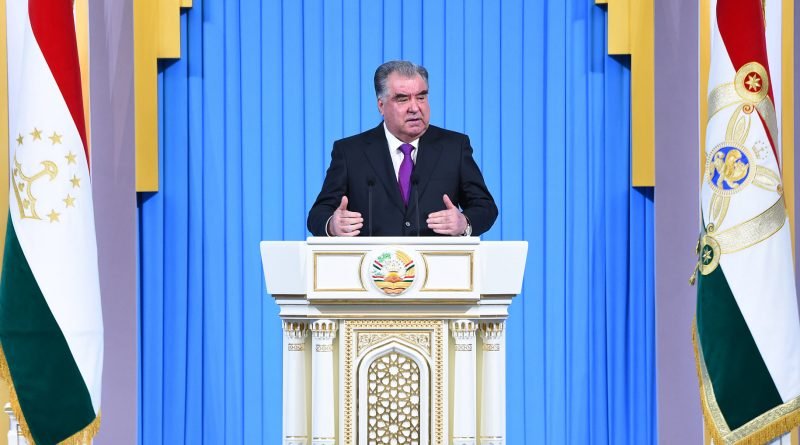 Emomali Rahmon Addressed Parliament of Republic of Tajikistan