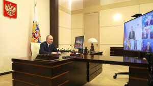 Vladimir Putin Held Meeting with Heads of State Duma Factions
