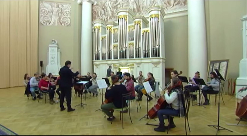 Органу в Таврическом дворце исполнилось 10 лет. Сюжет Первого канала. 03.03.2021 г.