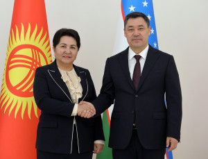 Садыр Жапаров и Танзила Нарбаева отметили важность развития межпарламентского сотрудничества Кыргызстана и Узбекистана 