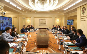 Российские сенаторы провели встречу с членами Палаты молодых законодателей при Совете Федерации