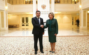Valentina Matvienko and Sadyr Japarov Discussed Issues of Parliamentary Cooperation