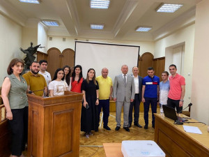 Директор МИМРД МПА СНГ Иван Мушкет выступил с лекцией в Ереванском государственном университете
