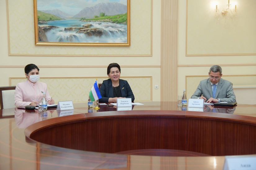 Танзила Нарбаева и Аида Касымалиева обсудили вопросы защиты прав и интересов женщин