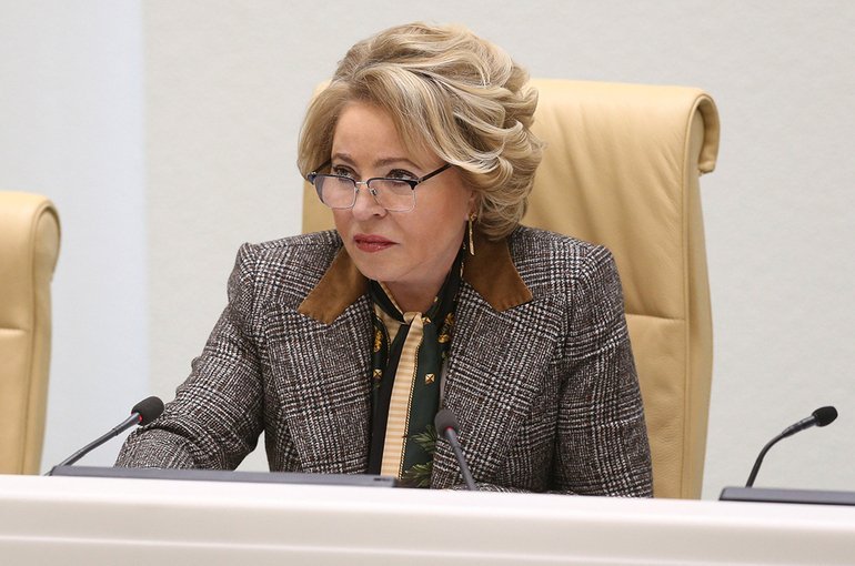 Valentina Matvienko: Within the Framework of Inter-Parliamentary Cooperation We Stand Against Selfish Politization of Environmental Topic