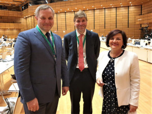 Генеральный секретарь Совета МПА СНГ провел ряд встреч на полях Всемирной конференции спикеров парламентов в Вене
