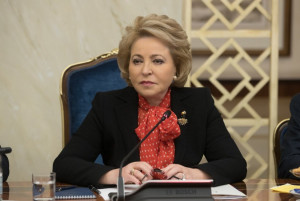 Valentina Matvienko Addressed Participants of Session of WHO Regional Committee for Europe