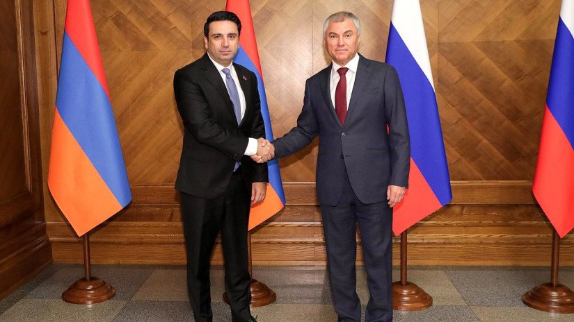 Vyacheslav Volodin and Alen Simonyan: It Is Necessary to Continue Developing of Common Position of Two States at International Platforms