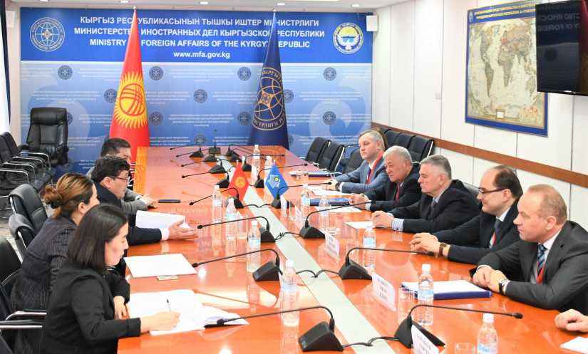 Наблюдатели от МПА СНГ обсудили с руководством МИД Кыргызской Республики ход проведения парламентских выборов