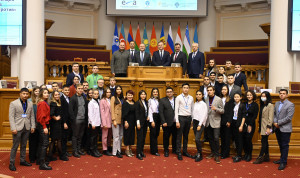 В штаб-квартире Межпарламентской Ассамблеи СНГ наградили победителей студенческих дебатов 