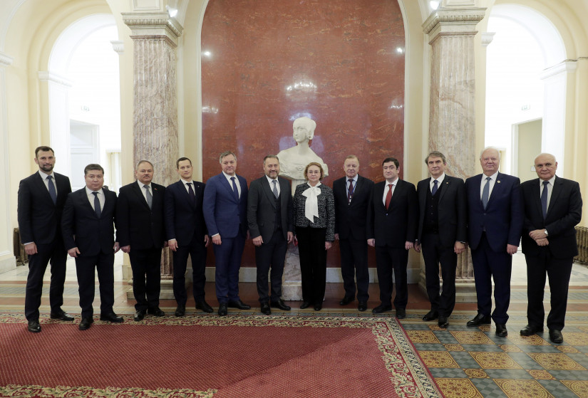 Прошла встреча руководства Секретариата Совета Межпарламентской Ассамблеи СНГ с главой петербургского парламента