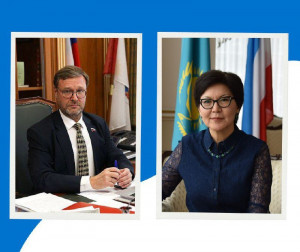 Константин Косачев и Айгуль Куспан обсудили вопросы взаимодействия в рамках Межпарламентского союза