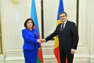 Sahiba Gafarova and Igor Grosu Discussed Inter-Parliamentary Cooperation Between Azerbaijan and Moldova