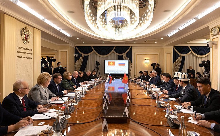 Leadership of Kyrgyz and Russian Parliaments Noted High Level of Interaction