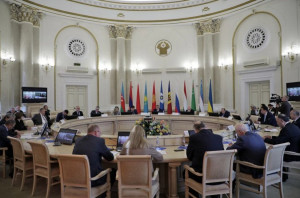 Council of Permanent Representative of CIS Member Nations Met in Minsk for Its Regular Meeting.