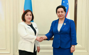 Baku Hosted a Meeting Between Sahiba Gafarova and Tanzila Narbayeva