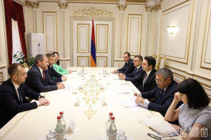 Alen Simonyan Met with Chairman of St. Petersburg Legislative Assembly