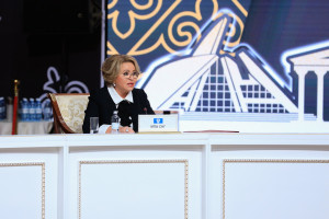 Валентина Матвиенко выступила на заседании Совета глав государств СНГ в Астане