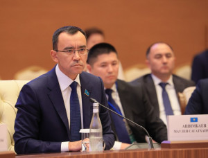 Maulen Ashimbayev Re-elected Speaker of Senate of Parliament of Republic of Kazakhstan 