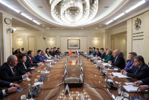 Speaker of Jogorku Kenesh of Kyrgyz Republic met with Leadership of Russian Parliament