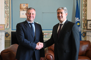 Генеральный секретарь Совета МПА СНГ провел встречу с делегацией из Таджикистана