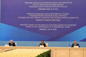 Первое заседание Консультативного совета руководителей избирательных органов СНГ прошло в Ташкенте