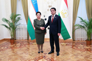 В Душанбе состоялась встреча Рустами Эмомали и Танзилы Нарбаевой