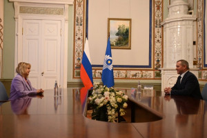Dmitriy Kobitskiy Met with Chairs of Russian and Belarusian CEC