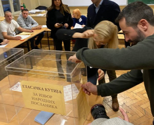 Наблюдатели от МПА СНГ работают на избирательных участках на парламентских выборах в Сербии